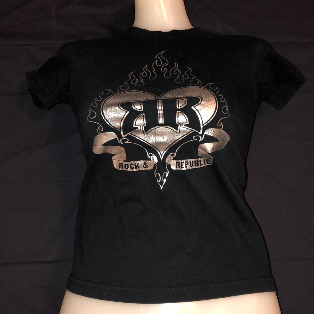 Rock & Republic shirt black size small